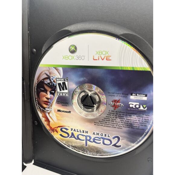 Fallen Angel Sacred 2 (Microsoft Xbox 360 2009) - Tested - Picture 3 of 4